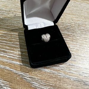 Jeweled heart charm